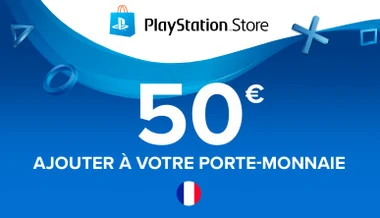 Carte cadeau PlayStation Store 50€